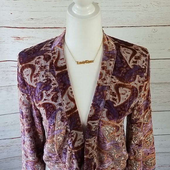 Winter Kate Multicolor Paisley Blazer - Picture 3 of 16